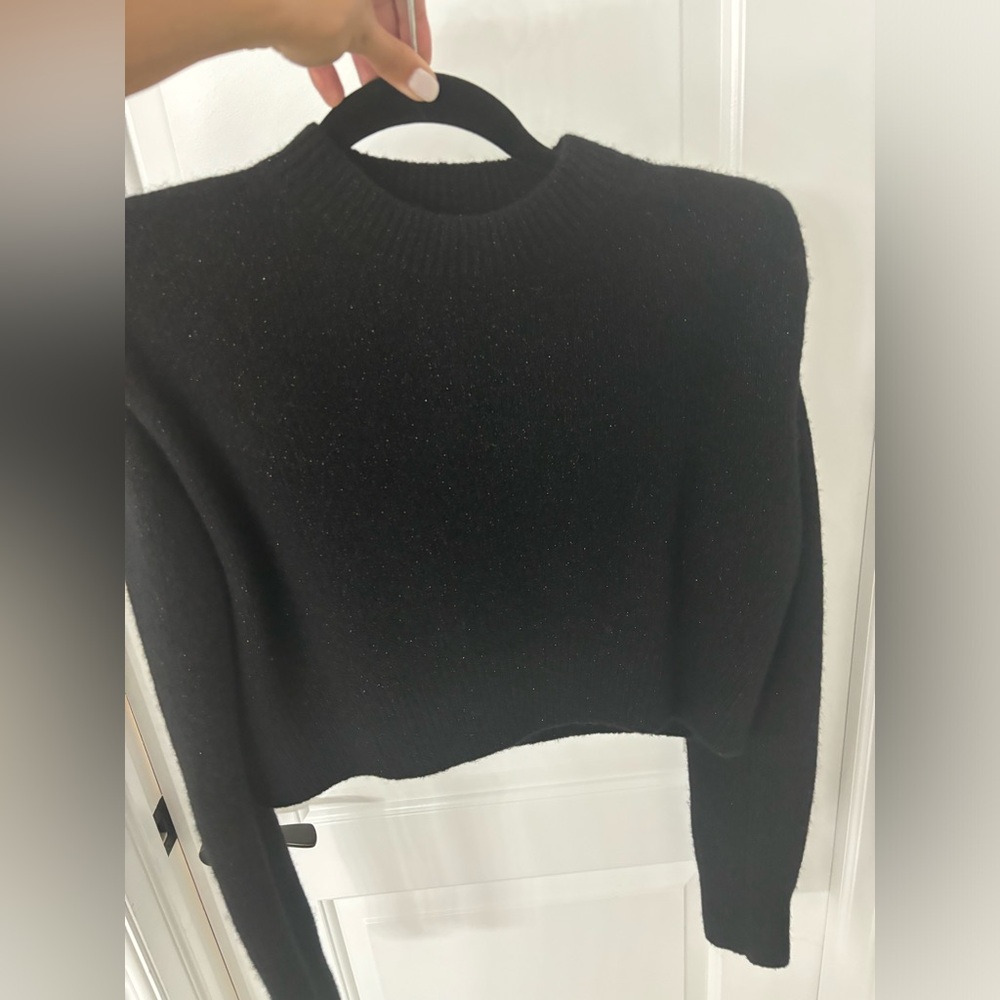 All saints cropped sweater